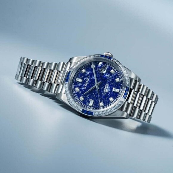 NWT Authentic Duxot Serenata Blue Dial Men's Watch - Picture 4 of 5